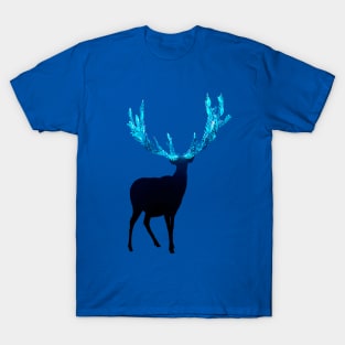 Greenery Deer - Sterling Magenta T-Shirt